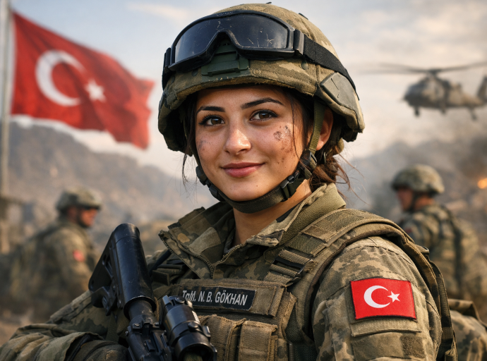 "Gözlerinde Vatan Sevgisi, Kalbinde Sonsuz Cesaret: Şehit Piyade Teğmen Nefise Büşra Gökhan’ın Kahramanlık Hikâyesi"