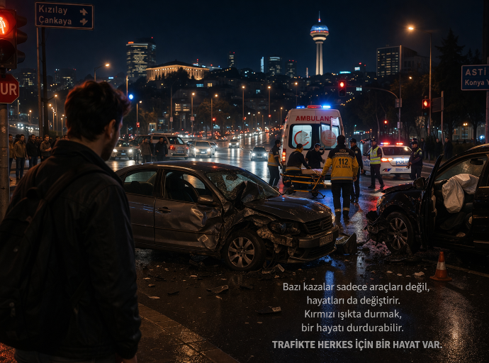 Kırmızı Işıkta Kesilen Hayatlar : Anakra Trafiğinde Yaşanan Bir Gece ve Sessiz Acının Hikayesi